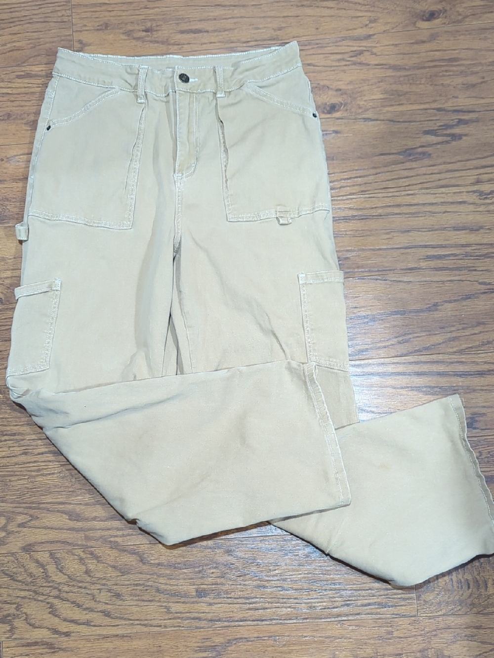 Women's Khaki Cargo Work Pants